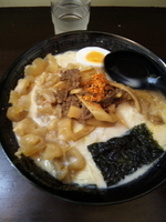 「牛そば大盛り 牛スジ【700円】」@麺処 こって牛の写真