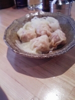 「つけそば【夏季限定】 大盛り無料 700円 わんたん皿 280円」@支那そば なかじまの写真