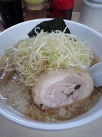 「白ネギラーメン中（700円）」@ラーメン専科 めん吉の写真