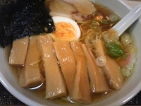 「メンマ麺（しょうゆ）」@手打ちめん処 中華そば かりん亭 金沢中村店の写真