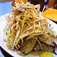 「冷拌麺 ねぎチャーシュー冷やし(味噌味)」@文珍楼の写真