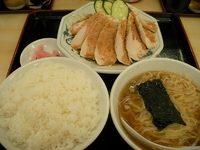 「棒々鶏麺 半ラーメン付き」@大盛軒の写真