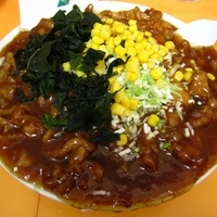 「焼き肉冷やし640円（辛口）」@中華 大進の写真