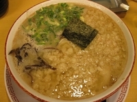 「背脂こってりラーメン600円（背脂多め）」@麺堂香 別府店の写真