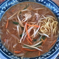 「みそラーメン（￥550）」@かかしのラーメン 平塚大神店の写真