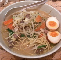 「塩豚骨タンメン（夜限定￥750）味つけ玉子（￥50）」@大慶の写真