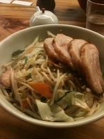 「夜限定やきそば（焼豚トッピング）」@白河手打中華そば  一番いちばんの写真