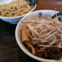 「つけ麺（麺中盛300g野菜マシマシ￥800）」@麺屋武蔵 虎洞の写真