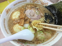 「ラーメン+玉子」@白山ラーメンの写真