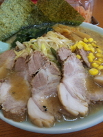 「ネギ味噌チャーシューメン￥790+中盛り￥100」@ラーメンショップ 結城東店の写真