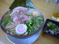 「合鴨とんこつラーメン（1050円）」@MENYA 食い味の道有楽の写真