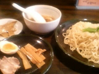 「つけ麺（メンマ増し）」@つけ麺 東の写真