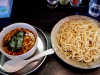 「辛つけ麺 大盛 ￥680+￥100」@麺屋 番の写真