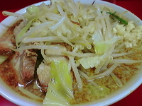 「小ラーメン（ニンニク）」@ラーメン二郎 西台駅前店の写真