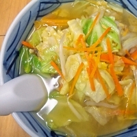 「タンメン（700円）」@三河餃子房 門前屋商店の写真