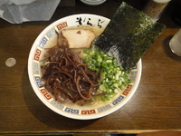 「ばりこて醤油ラーメン」@九州大牟田ラーメン きらら 新橋店の写真