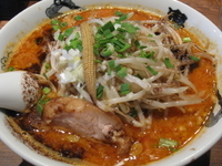 「もやしカラシビ味噌らー麺880円半飯90円」@カラシビ味噌らー麺 鬼金棒の写真