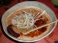 「甘えびみそとんこつめーらん」@めん屋 龍吉 本店の写真