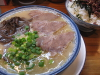 「ラーメン」@博多ラーメン しばらく 町屋店の写真