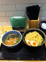 「半熟味玉濃厚魚介つけめん」@麺屋 一燈の写真