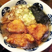 「からあげラーメン（限定）」@ラーメン厨房 ぽれぽれの写真