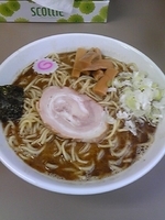 「中華そば（大盛300㌘）￥700円+￥100円」@庵悟の写真