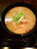 「豚しゃぶ白ゴマらーめん:787円」@五味八珍 下香貫店の写真