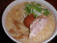 「辛みそラーメン（630円）大盛（100円）」@ラーメン みそ伝 仙台東店の写真