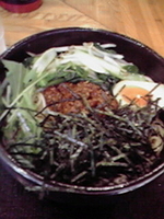 「ランチタイム20食限定 まぜ麺」@ラーメン猪太の写真