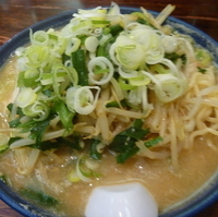 「もやし入りみそらーめん（ギタ?）」@らーめん弁慶 門前仲町店の写真