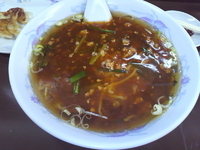 「スタミナラーメン+餃子+炒飯」@漫々亭 浦和区役所前店の写真