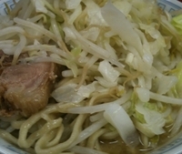 「ラーメン650円（麺少なめ、ニンニク少なめ）」@ラーメン二郎 ひばりヶ丘駅前店の写真