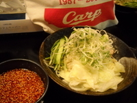 「広島つけ麺（辛さ15）」@廣島つけ麺本舗 ばくだん屋 流川店の写真