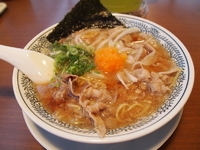 「肉そば+餃子+牛乳ソフト」@丸源ラーメン 春日井市民病院前店の写真