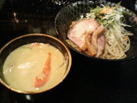 「グリーンカレーつけ麺（9月限定/1日限定15時以降10食）」@麺喰屋 澤 水天宮本店の写真