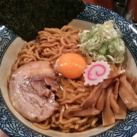 「油そば（￥590）生卵（￥50）麺大盛り（￥100→定期券利用￥」@ぶぶか 吉祥寺店の写真