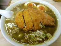 「味噌カレートンカツラーメン （裏メニュー?）1050円」@らーめん山田の写真