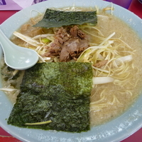 「ネギラーメン（麺硬め できるだけコッテリ）」@ラーメンショップ 牛久結束店の写真
