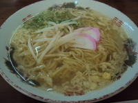 「素ラーメン」@武蔵屋食堂の写真