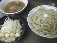 「大エビつけ麺」@蓮爾 さんこま店の写真