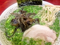 「ねぎらーめん（ばりかた）（800円）」@博多長浜らーめん 楓神の写真