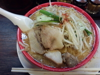 「味噌ラーメン+玉子【800円】」@野郎ラーメン 神田本店の写真