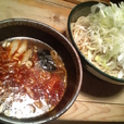 辛つけ麺（850円）+ネギトッピング（150円）
