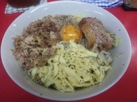 「汁なし （ニンニク少々） 780円」@らーめん豚喜の写真