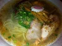 「味付け玉子入りらーめん 塩（850円）+麺大盛（50円）」@G麺7の写真