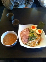 「特製塩つけ麺」@九段 斑鳩の写真