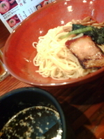 「ひやひや半チャンセット」@つけ麺 上方屋 五郎ヱ門 福島店の写真