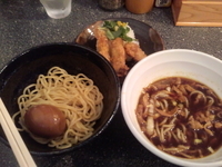 「限定和風カレーつけ麺800+煮玉子100【900円】」@麺バカ息子の写真