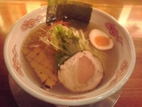 「鶏そば 大盛」@麺・DINING 毘沙門天の写真