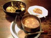 「つけ麺 大盛+黒炒飯」@夜鳴き軒の写真